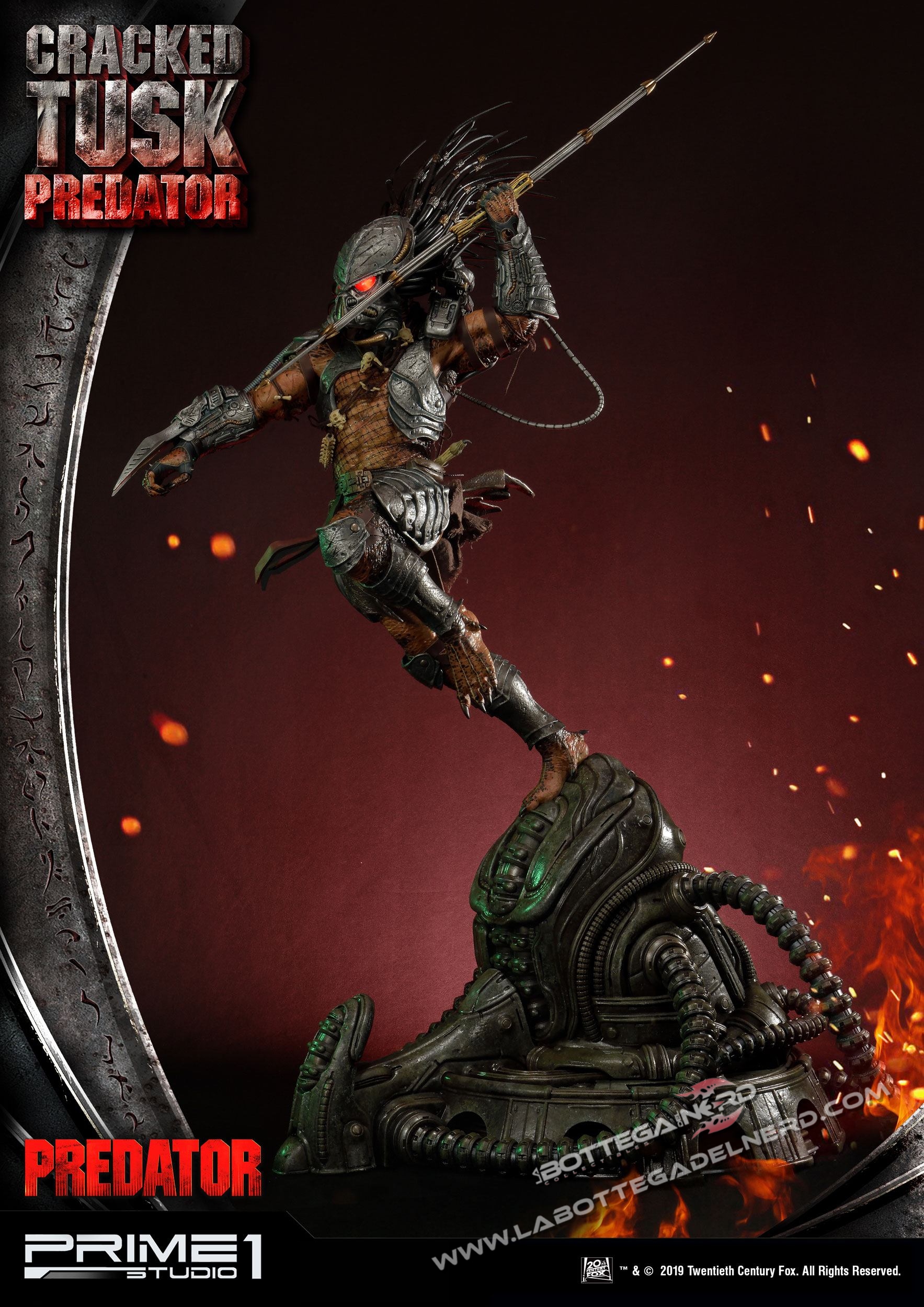 Predator - Statua Cracked Tusk Predator 101cm - immagine 2