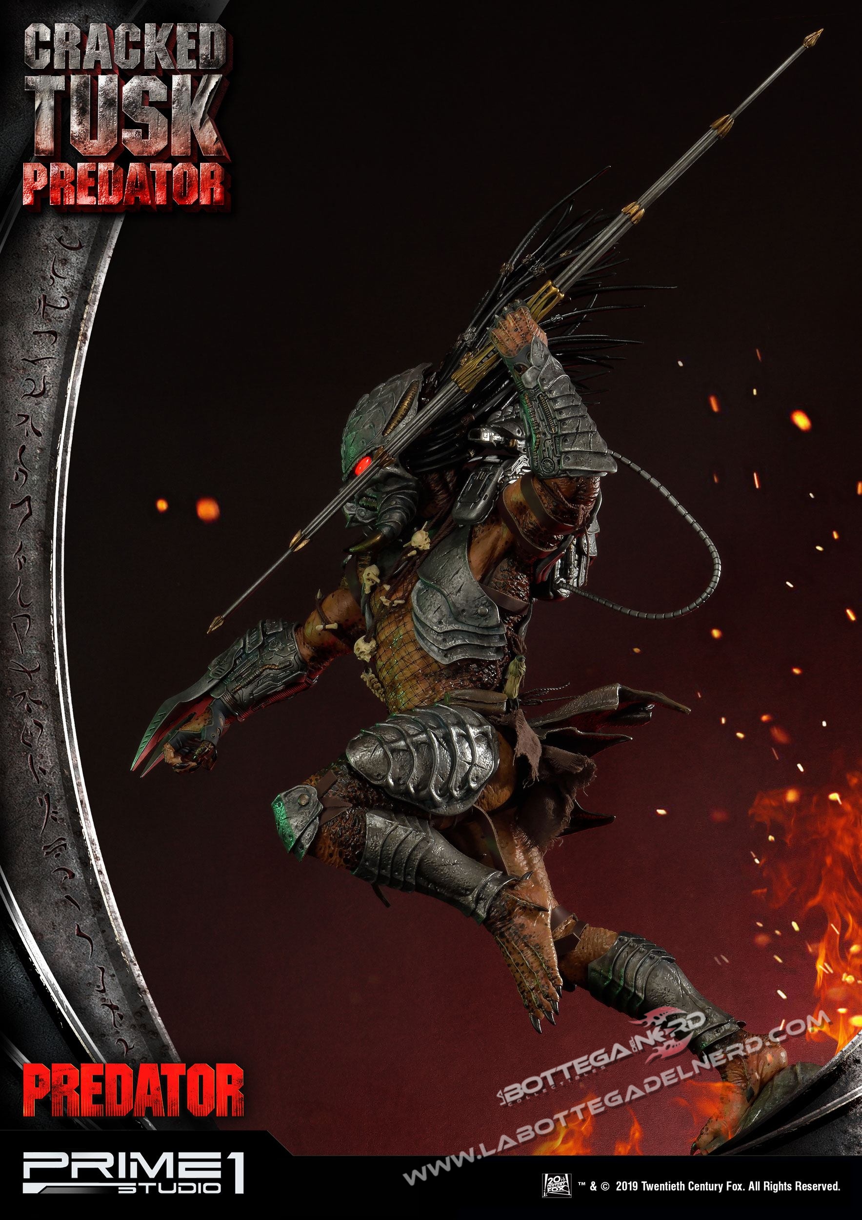 Predator - Statua Cracked Tusk Predator 101cm - immagine 7