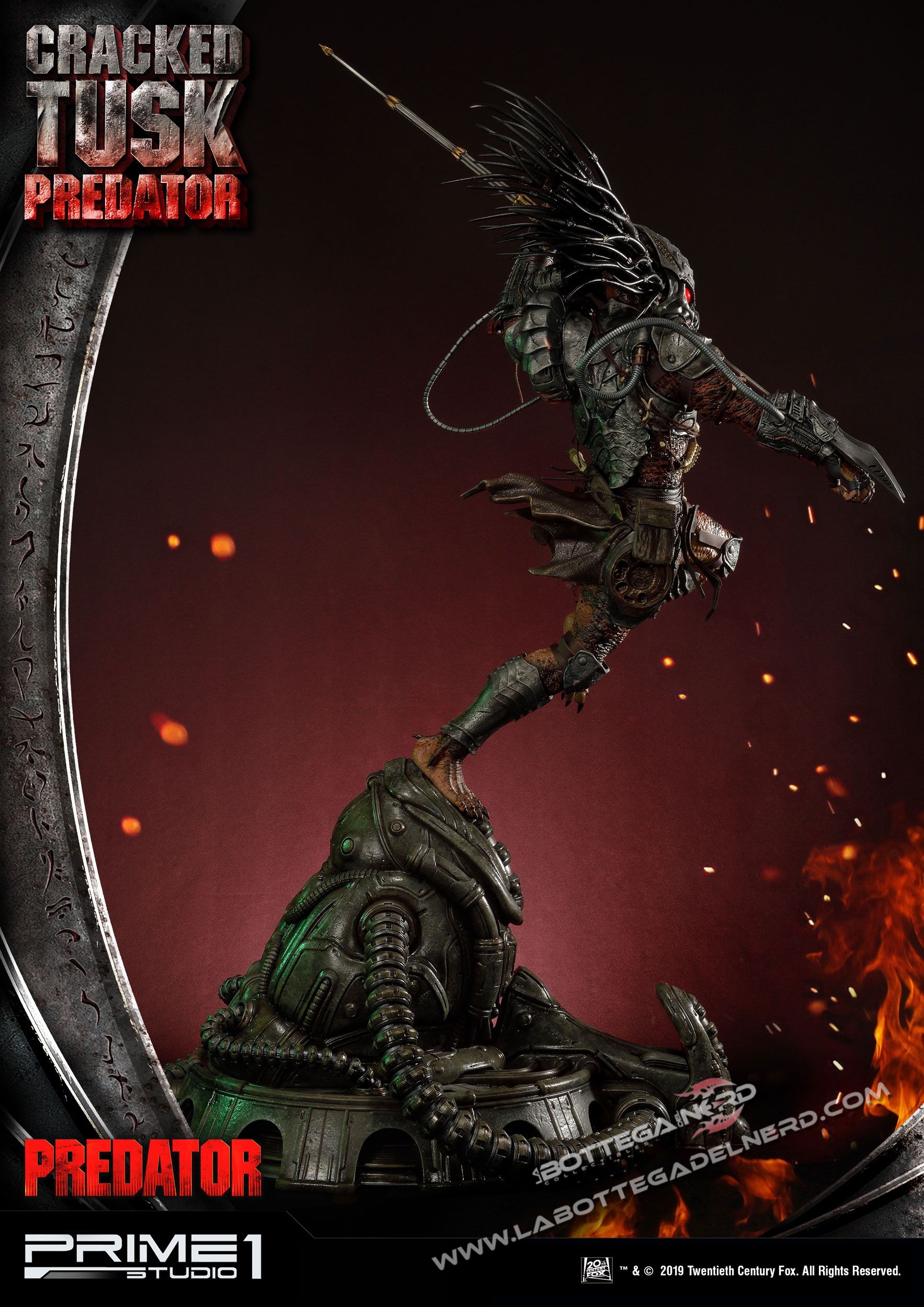 Predator - Statua Cracked Tusk Predator 101cm - immagine 3