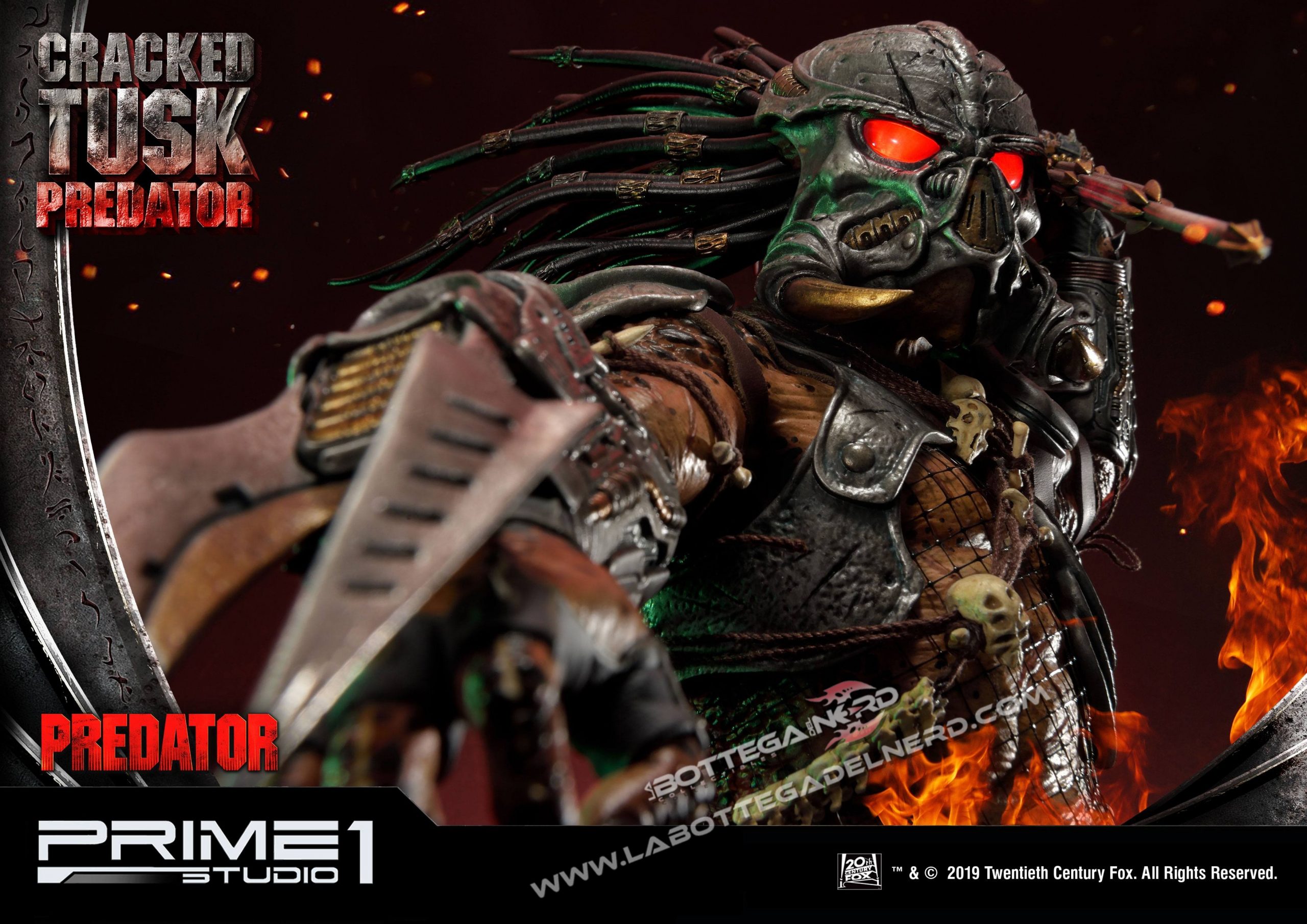 Predator - Statua Cracked Tusk Predator 101cm - immagine 5