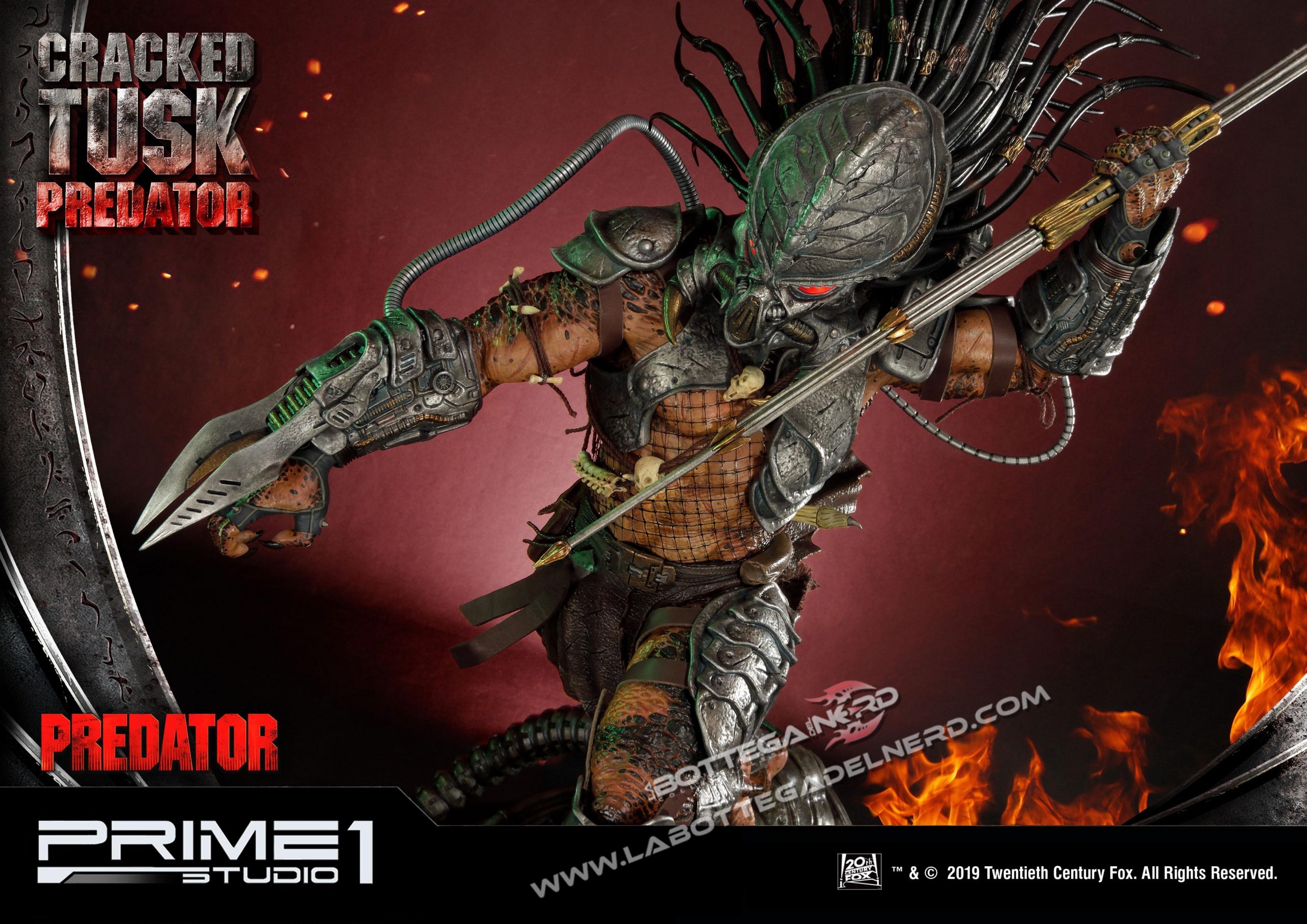 Predator - Statua Cracked Tusk Predator 101cm - immagine 6