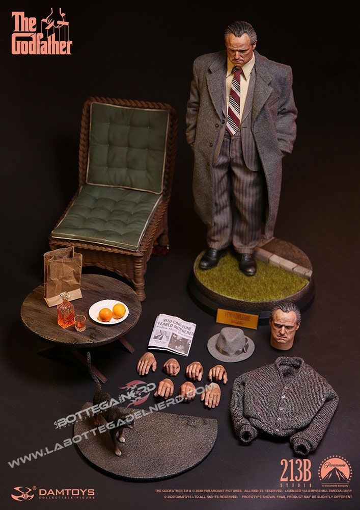 The Godfather - Action Figure 1/6 Vito Corleone Golden Years 32cm - immagine 6