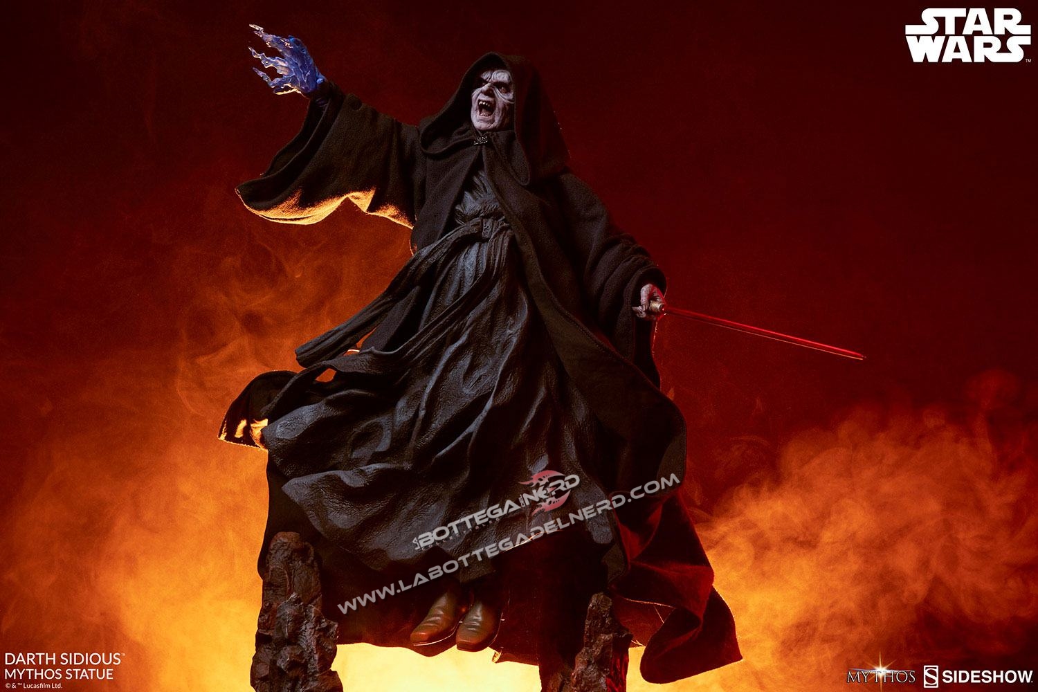 Star Wars - Mythos Statua Darth Sidious 53cm - immagine 7