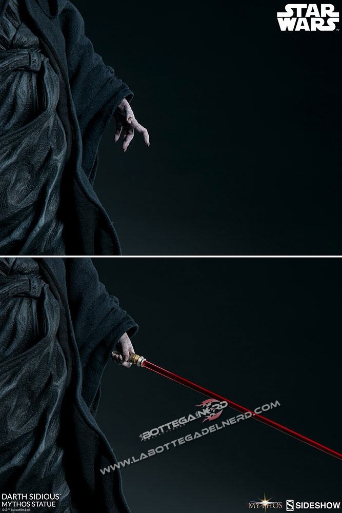 Star Wars - Mythos Statua Darth Sidious 53cm - immagine 9