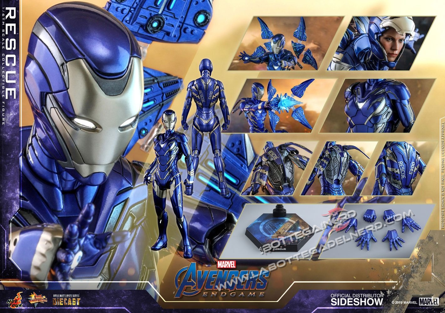 Avengers: Endgame - Diecast Rescue (Pepper Potts) 31cm - immagine 8