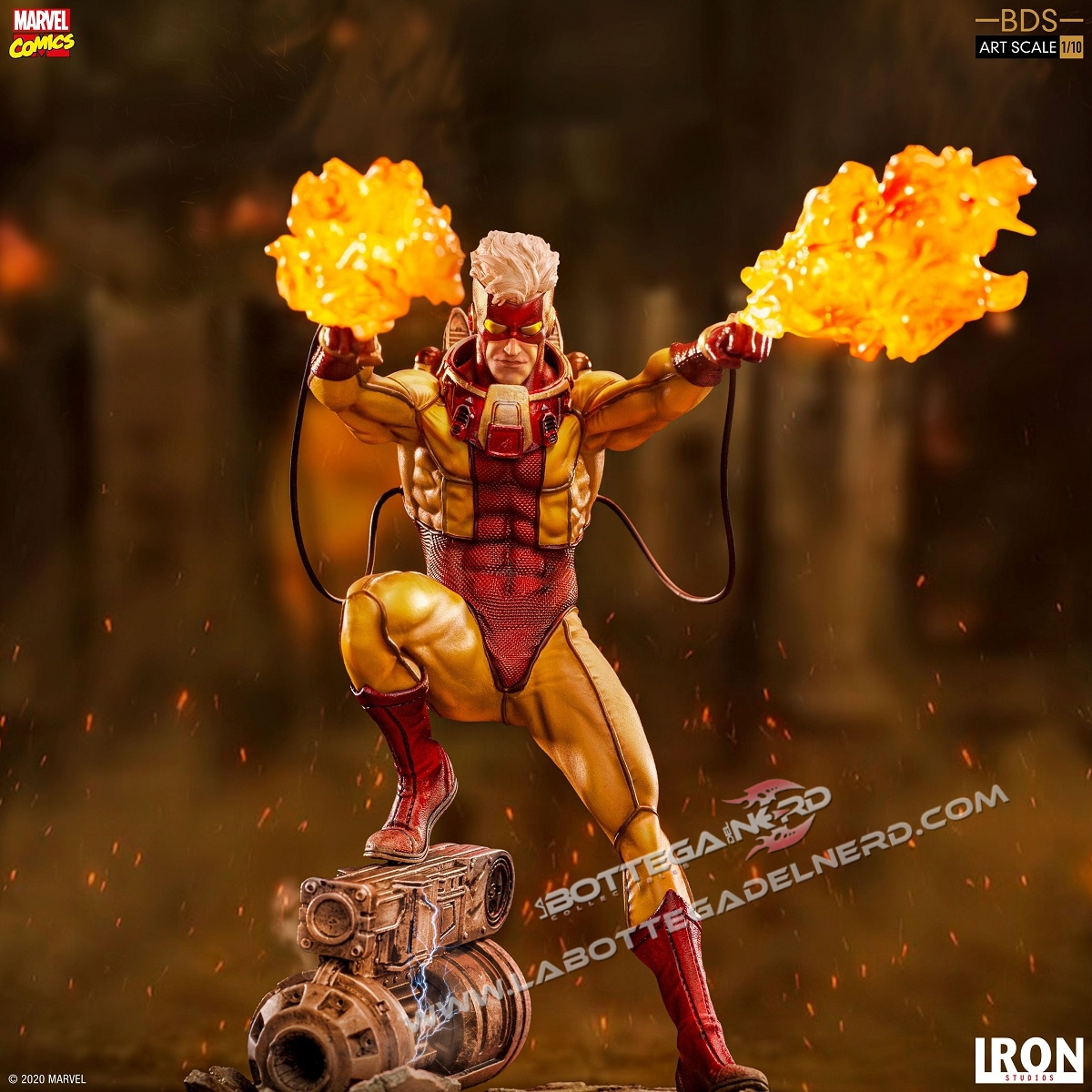 Marvel Comics - BDS Art Scale Statua 1/10 Pyro 19cm - immagine 3