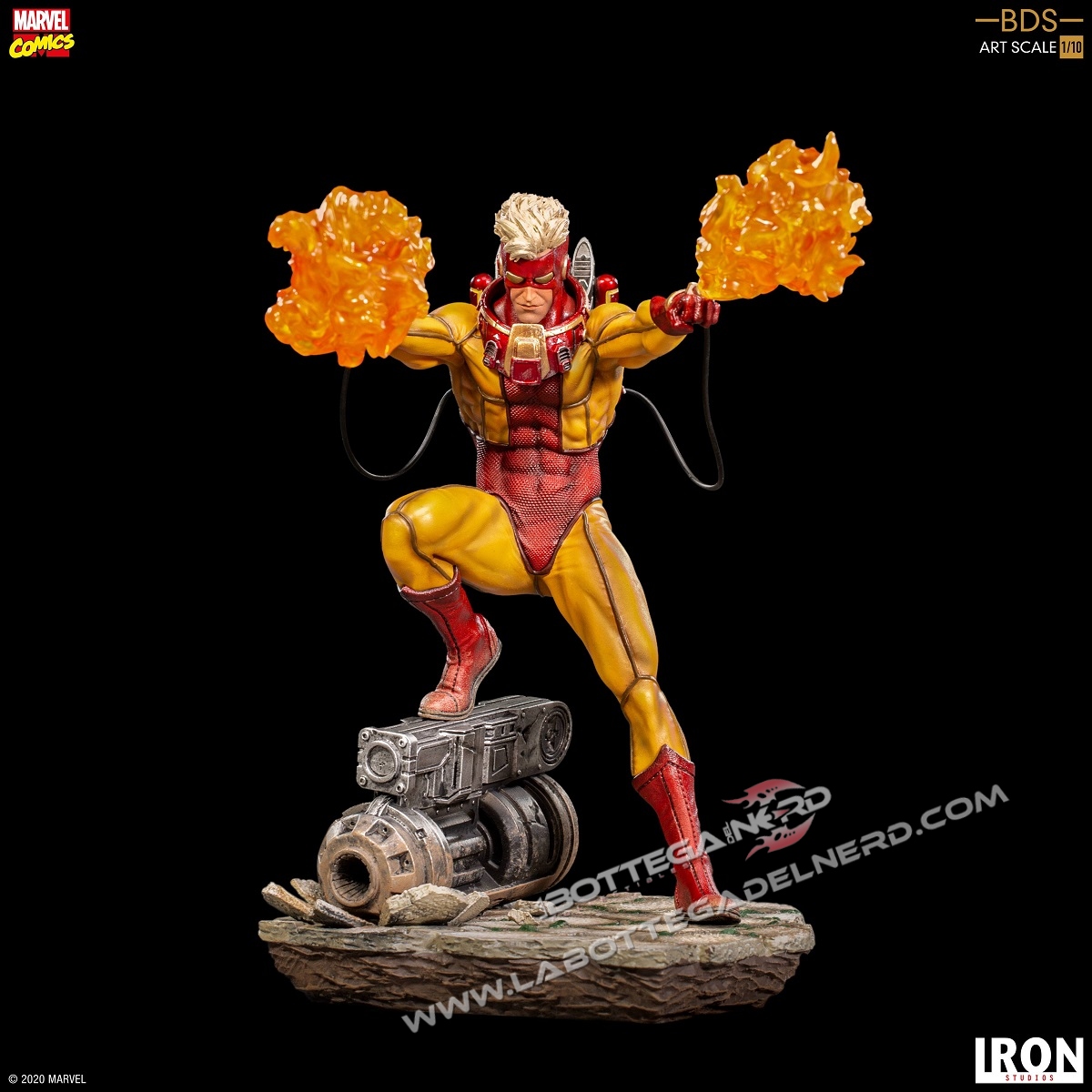 Marvel Comics - BDS Art Scale Statua 1/10 Pyro 19cm - immagine 6