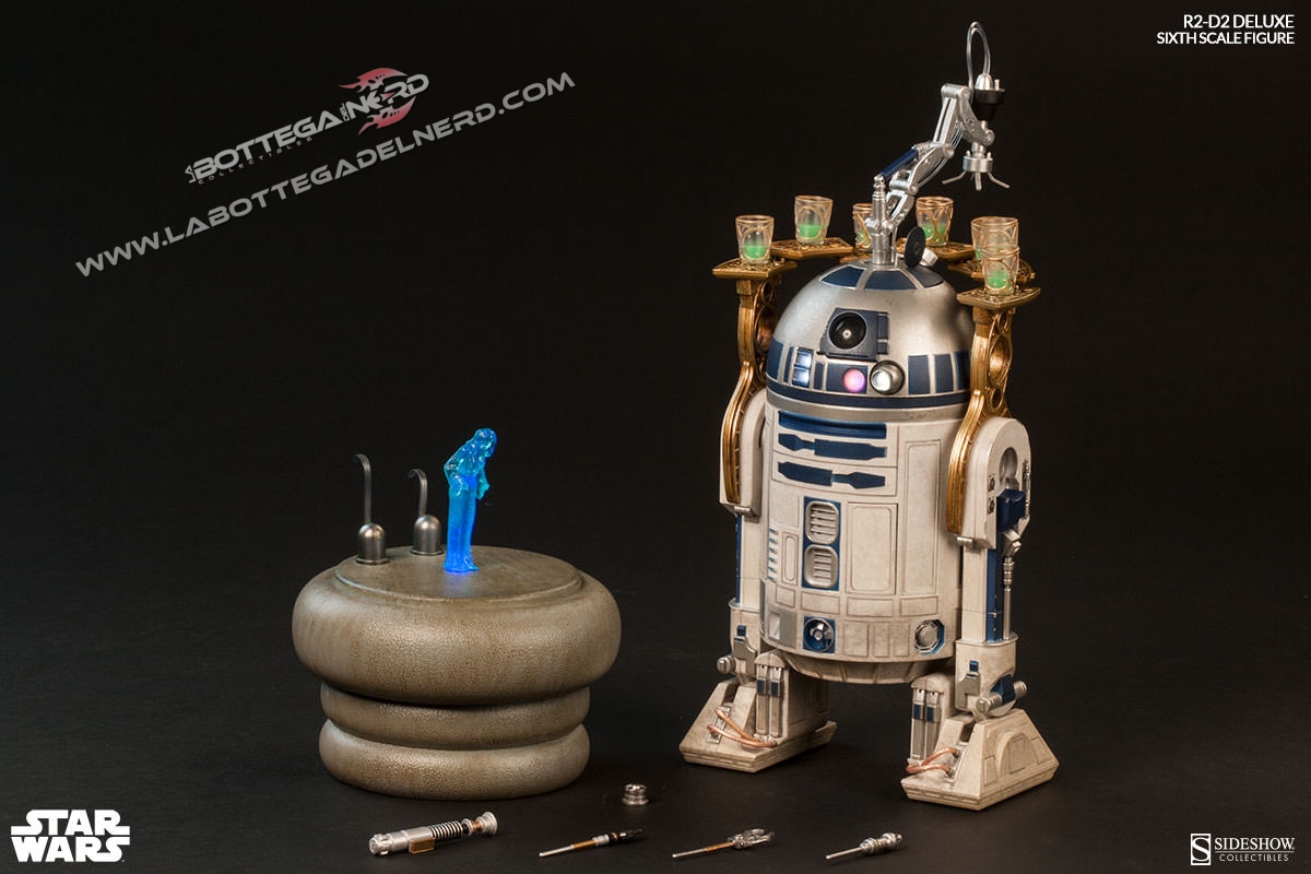 Star Wars - Action Figure 1/6 R2-D2 Deluxe 18cm - immagine 5