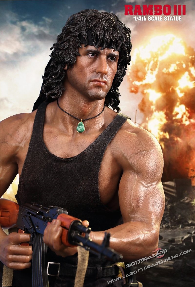 Rambo 3 - Statua Rambo Premium 57cm - immagine 3