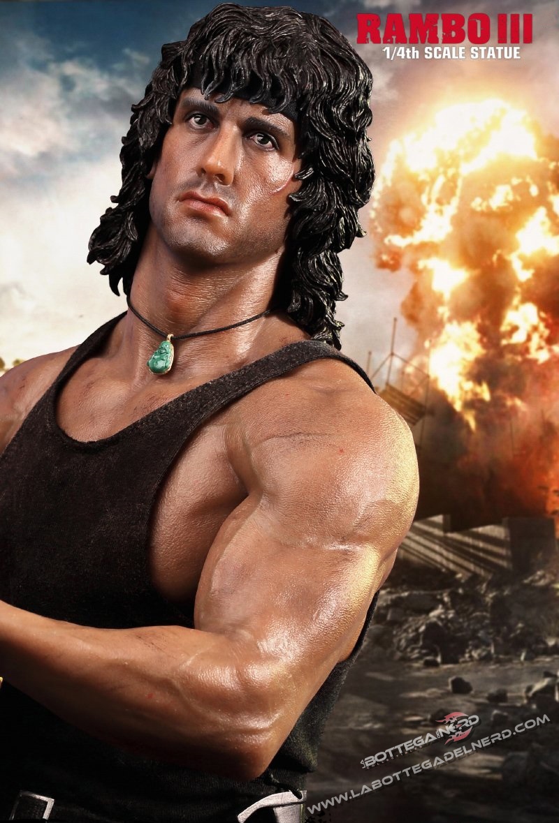 Rambo 3 - Statua Rambo Premium 57cm - immagine 6
