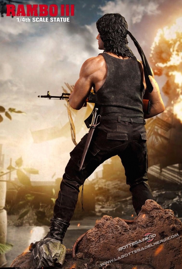 Rambo 3 - Statua Rambo Premium 57cm - immagine 4