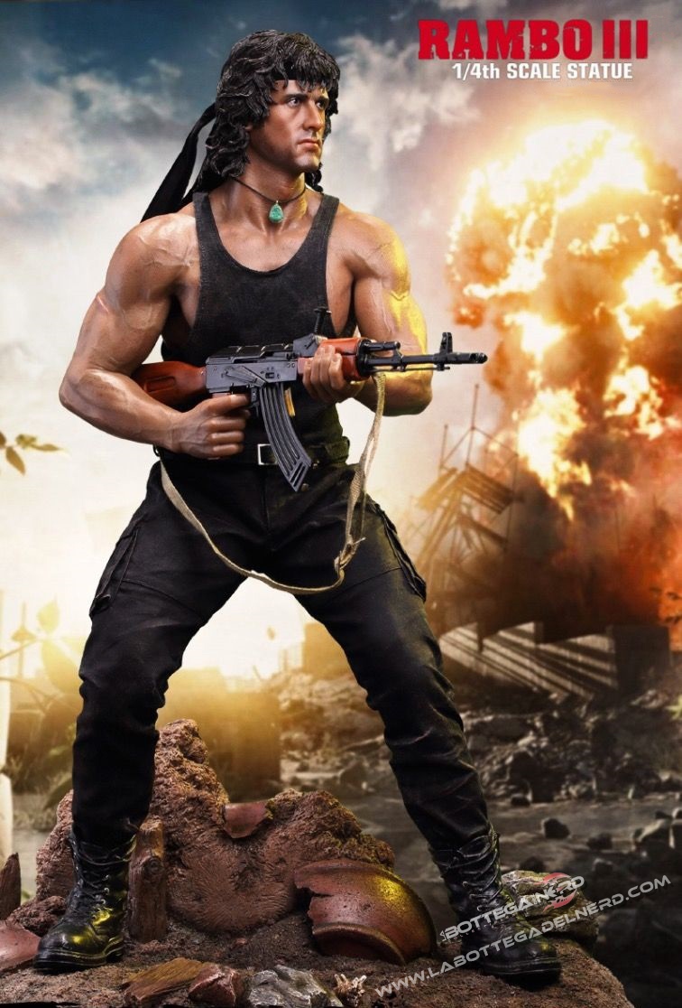 Rambo 3 - Statua Rambo Premium 57cm - immagine 2