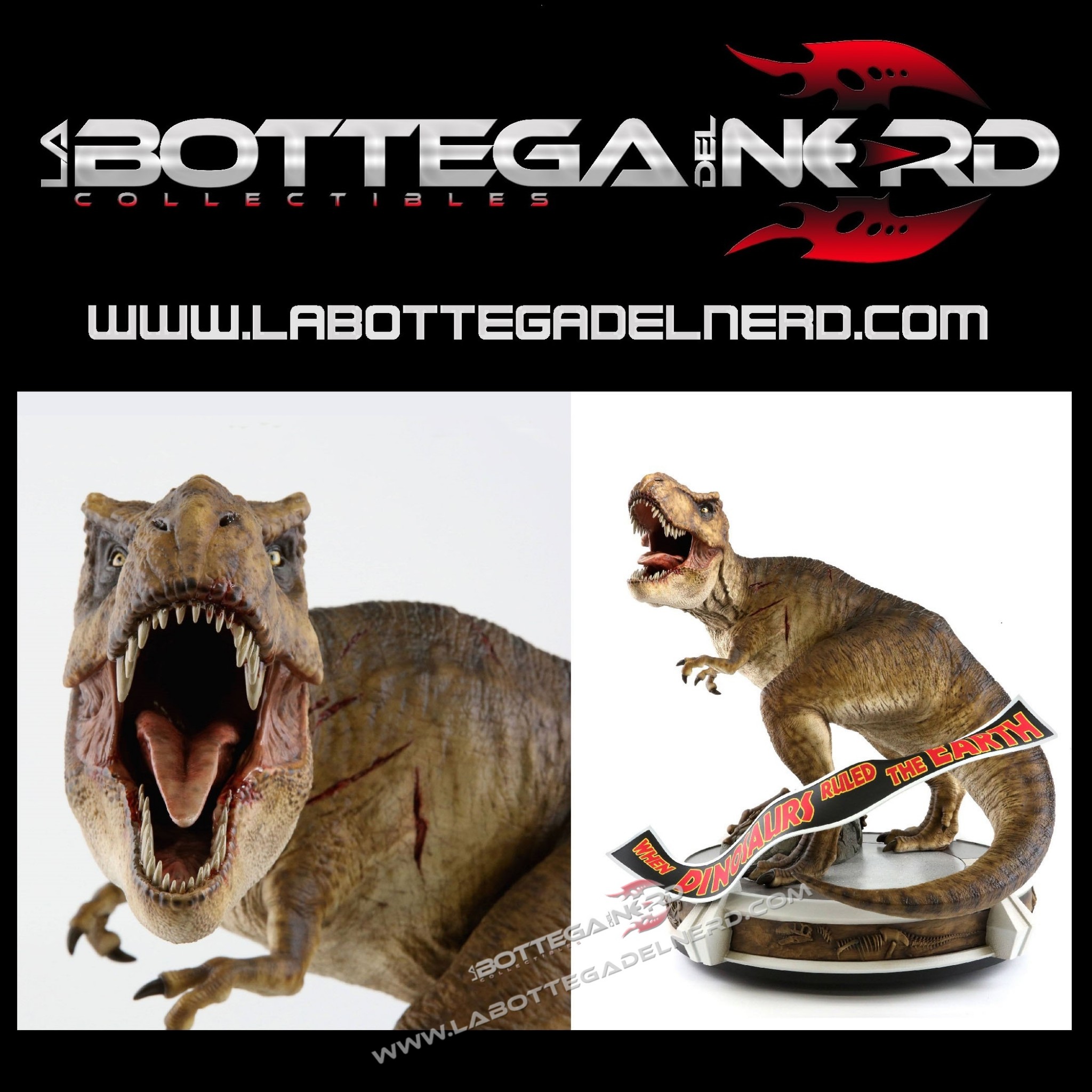 Jurassic Park - Statua Rotunda Rex 55cm