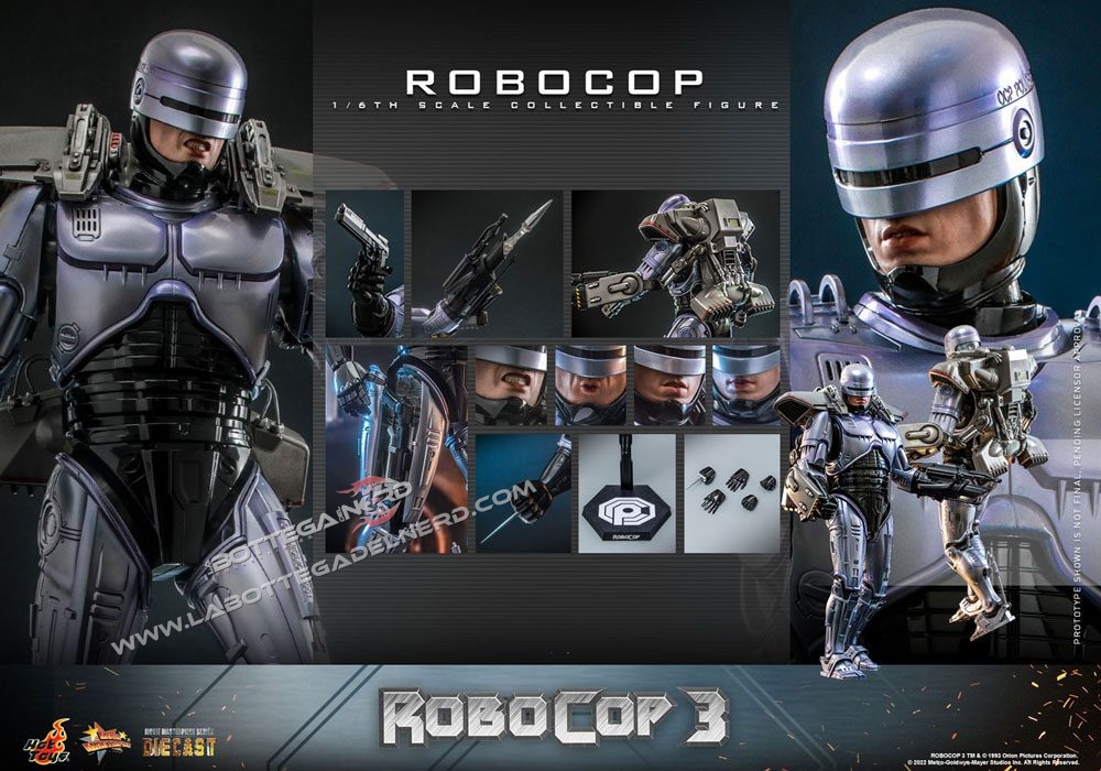 RoboCop 3 - Movie Masterpiece Action Figure 1/6 RoboCop 30cm - immagine 11