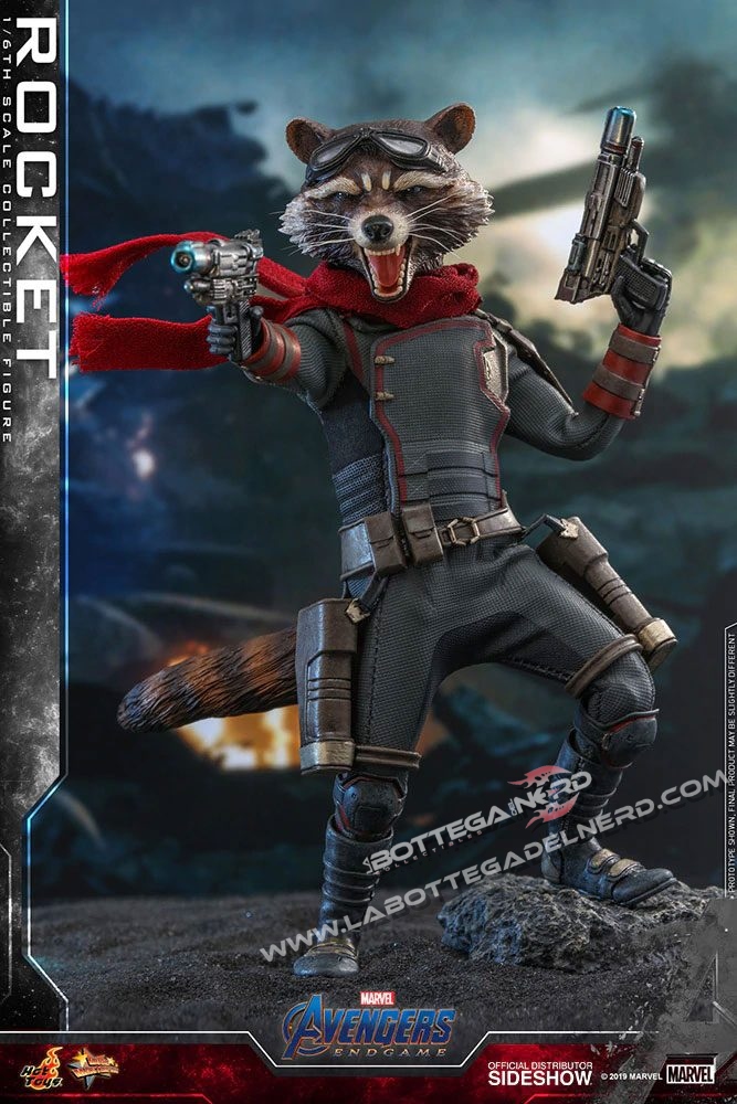 Avengers: Endgame - Action Figure Rocket 16cm - immagine 2