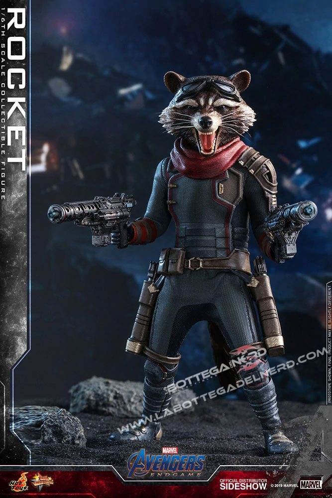 Avengers: Endgame - Action Figure Rocket 16cm - immagine 6