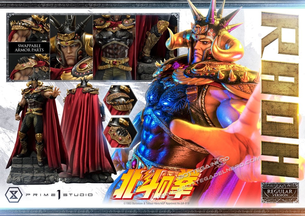 Fist of the North Star - Statue 1/4 Raoh Regular Version 78cm - immagine 10