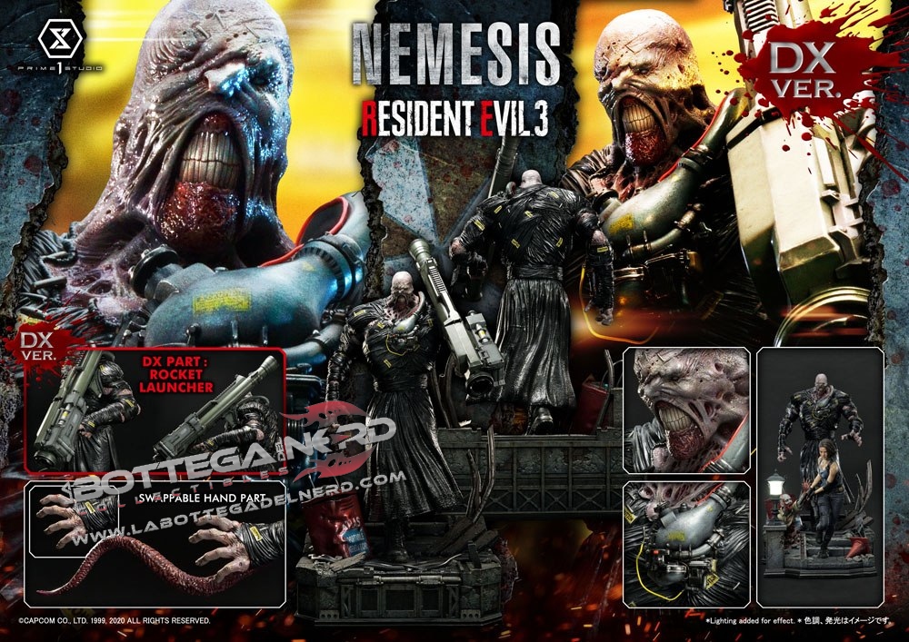 Resident Evil 3 - Statue 1/4 Nemesis Deluxe 92cm - immagine 3