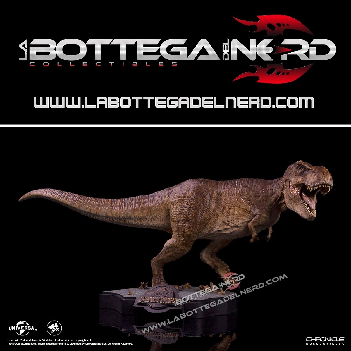 Jurassic World - Statua Final Battle T-Rex 63cm