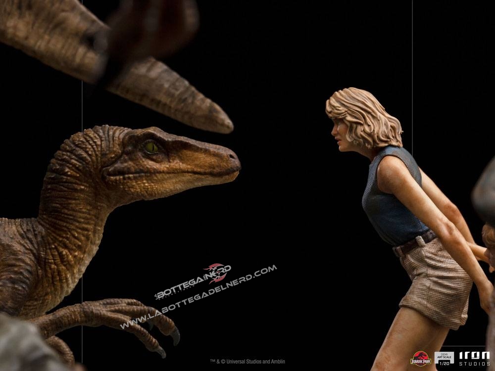 Jurassic Park - Demi Art Scale Statua 1/20 The Final Scene 48cm - immagine 5