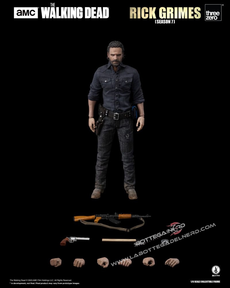 The Walking Dead - Action Figure 1/6 Rick Grimes 30cm - immagine 12