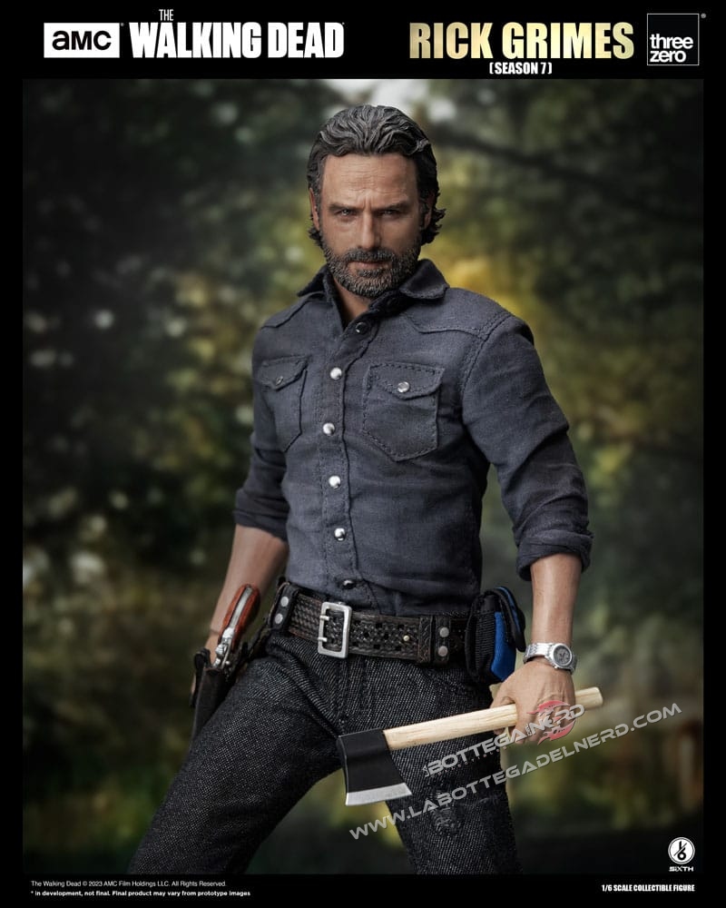 The Walking Dead - Action Figure 1/6 Rick Grimes 30cm - immagine 6