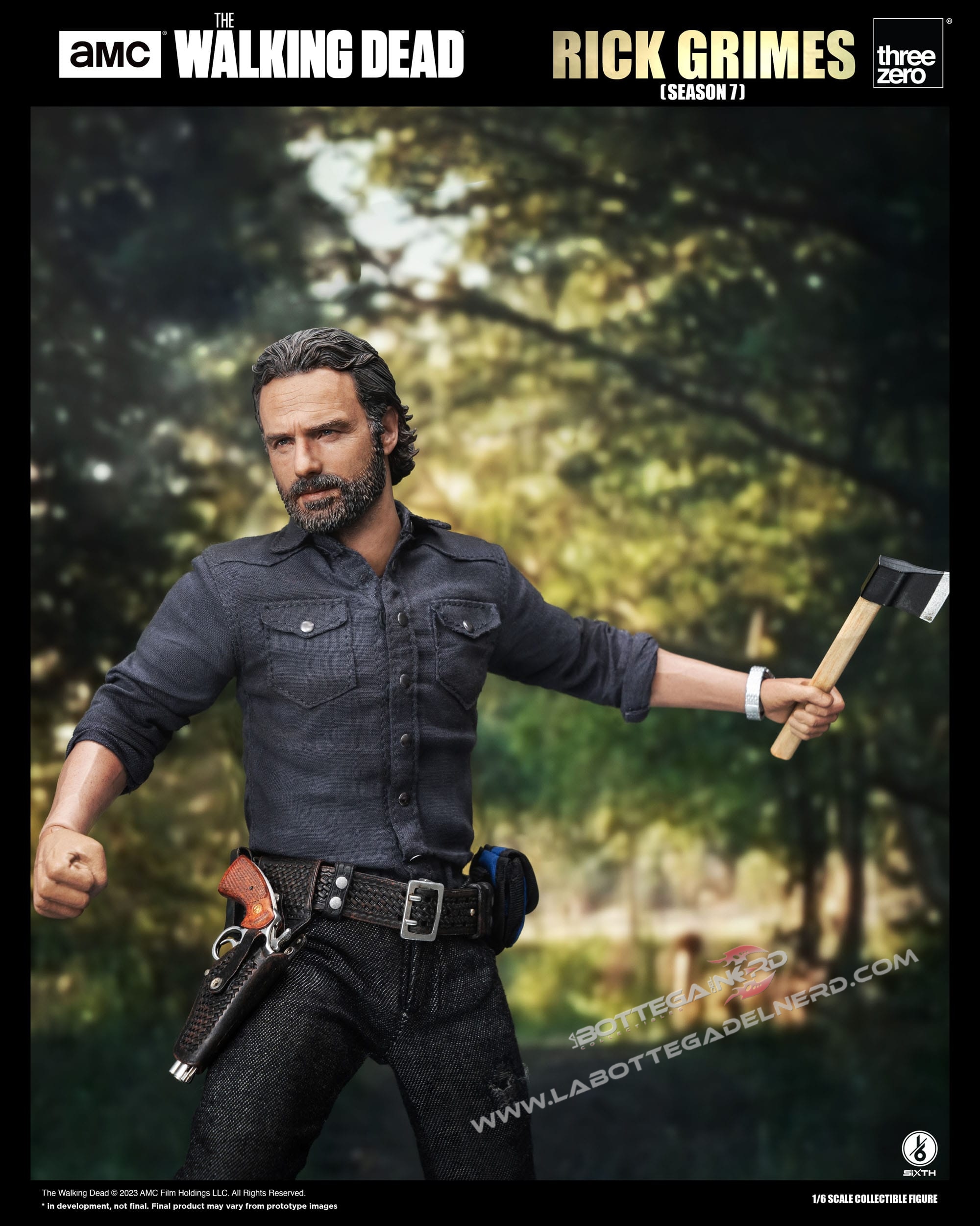 The Walking Dead - Action Figure 1/6 Rick Grimes 30cm - immagine 4