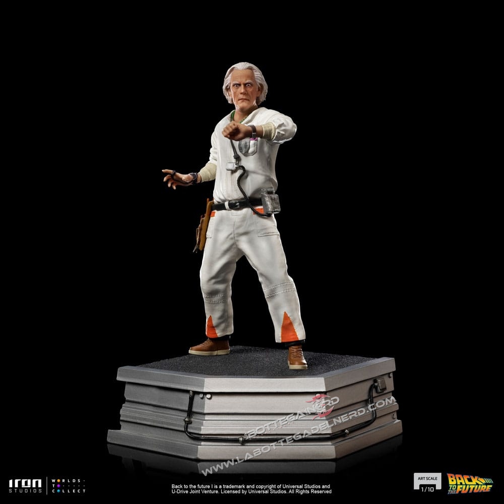 Back to the Future - Statue 1/10 Doc Brown 22cm - immagine 9