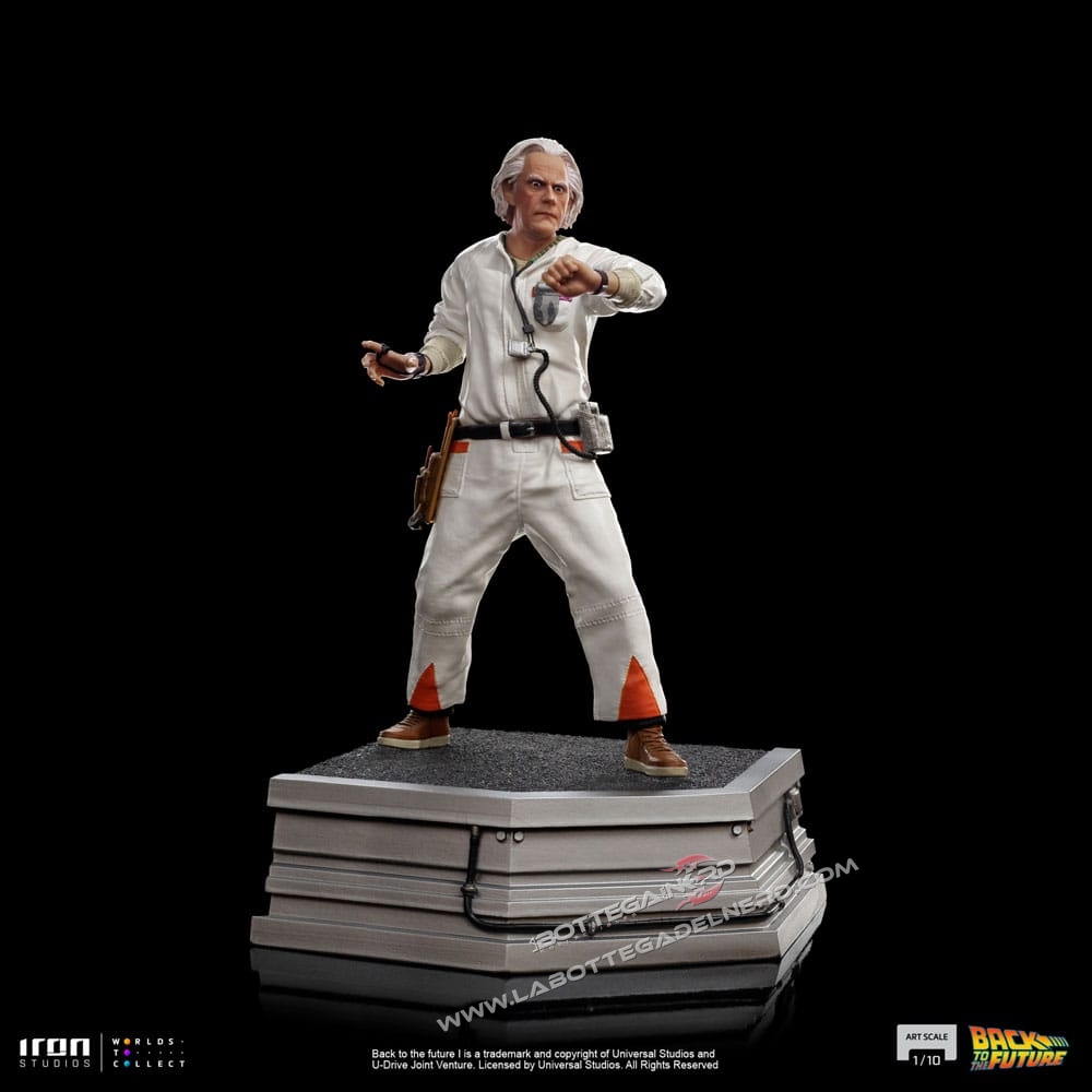 Back to the Future - Statue 1/10 Doc Brown 22cm - immagine 7