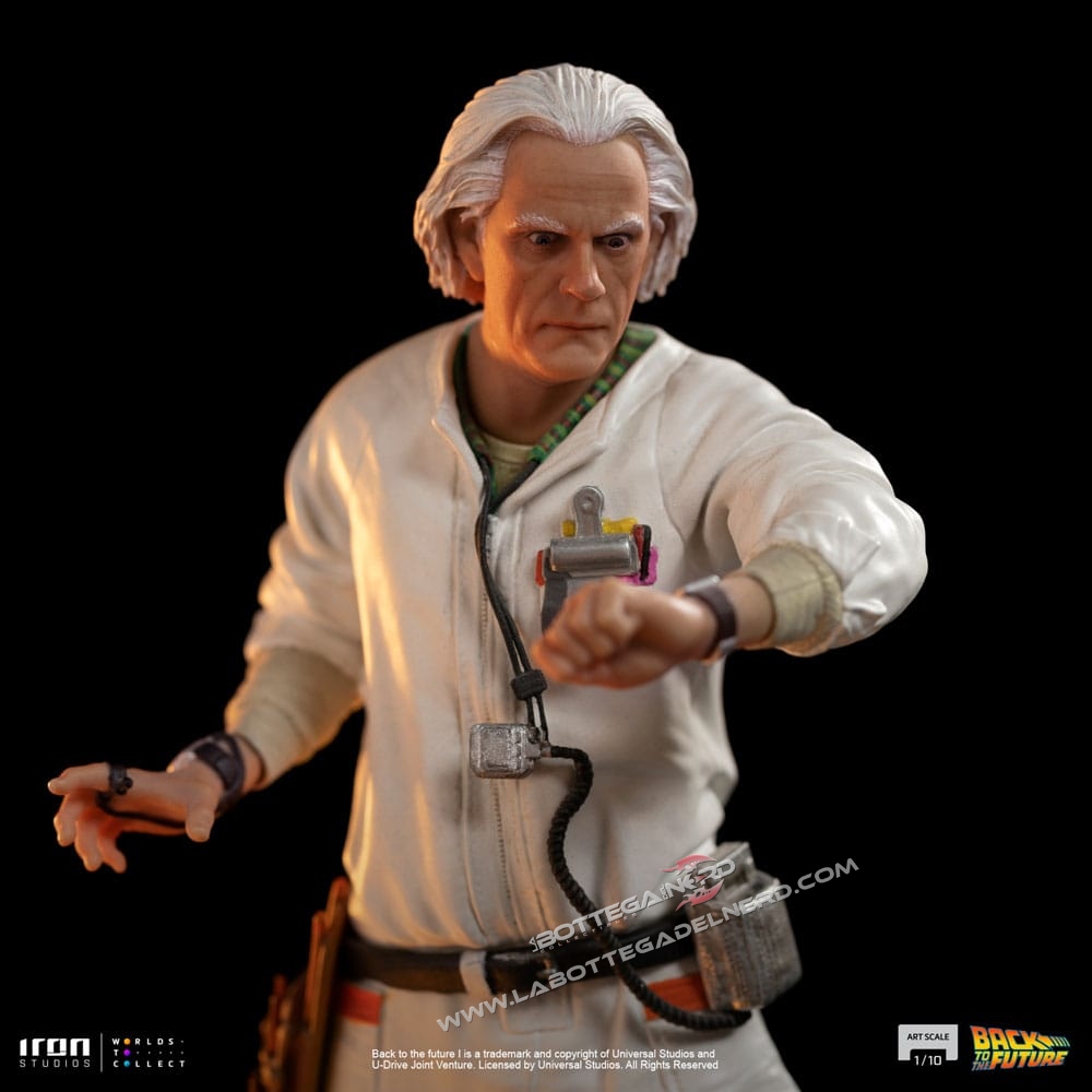 Back to the Future - Statue 1/10 Doc Brown 22cm - immagine 6
