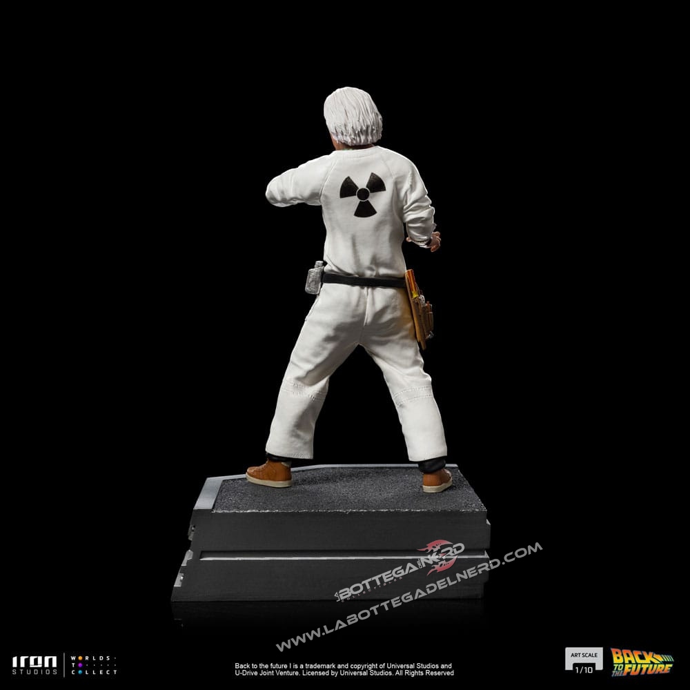 Back to the Future - Statue 1/10 Doc Brown 22cm - immagine 3