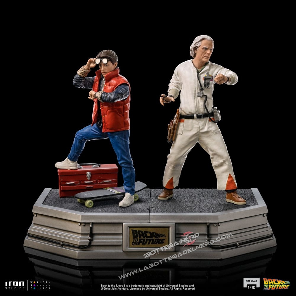 Back to the Future - Statue 1/10 Doc Brown 22cm - immagine 10