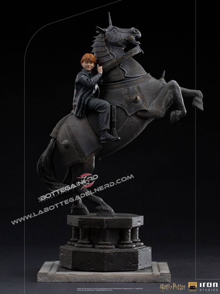 Harry Potter - Statua 1/10 Ron Weasley at the Wizard Chess 35cm - immagine 4