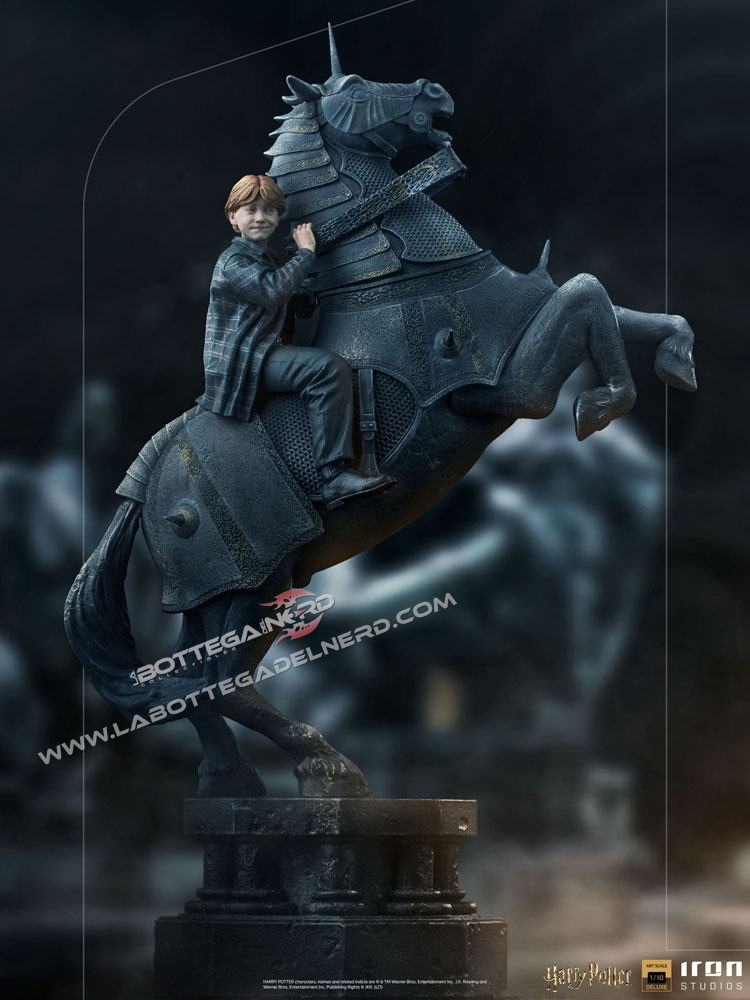 Harry Potter - Statua 1/10 Ron Weasley at the Wizard Chess 35cm - immagine 2