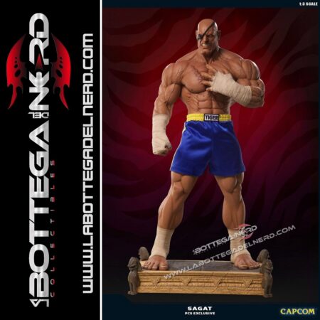 Street Fighter - Statua 1/3 Sagat Exclusive 93cm