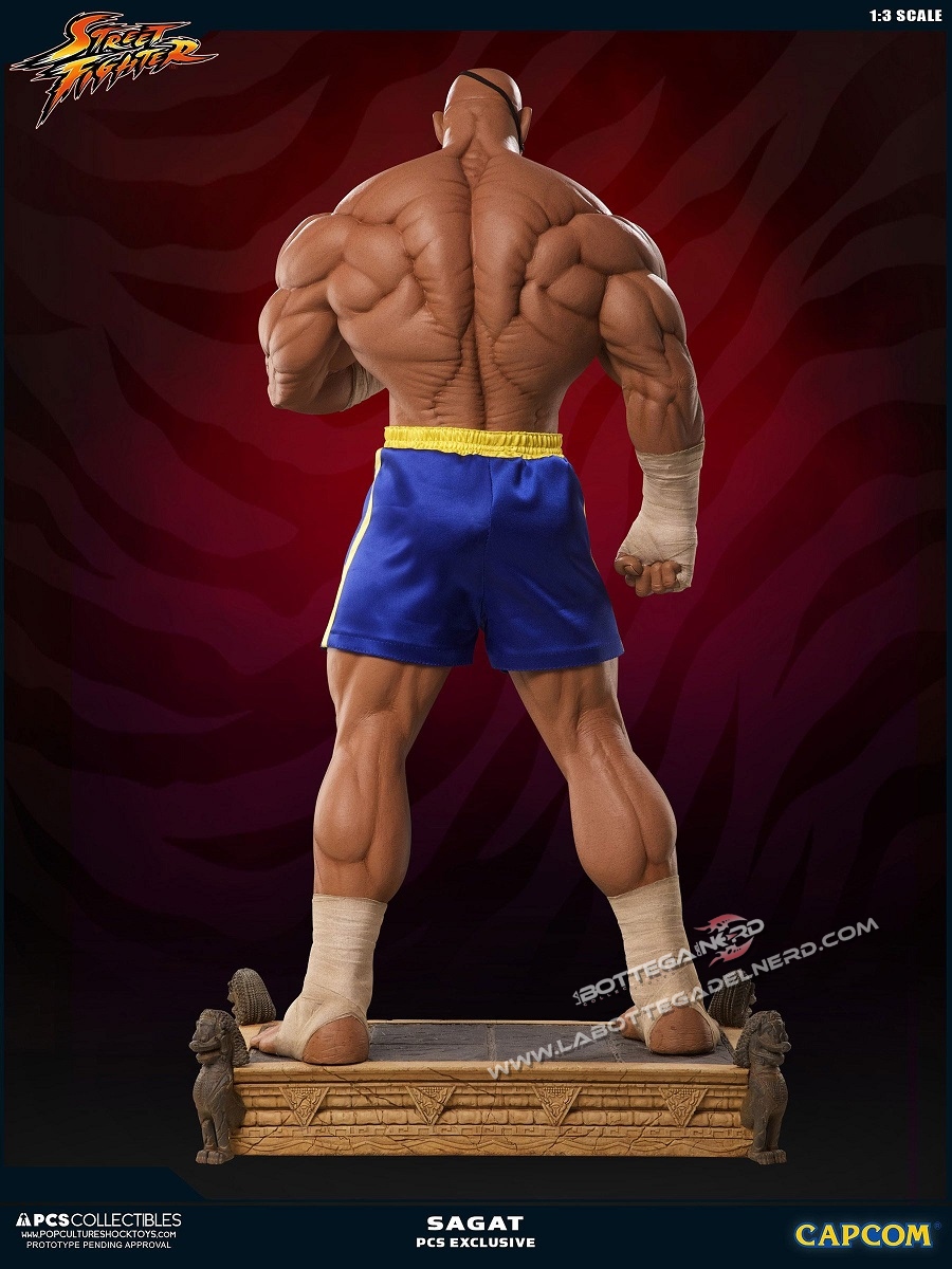 Street Fighter - Statua 1/3 Sagat Exclusive 93cm - immagine 3