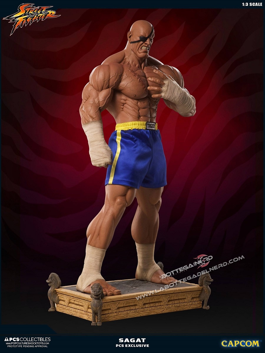 Street Fighter - Statua 1/3 Sagat Exclusive 93cm - immagine 2