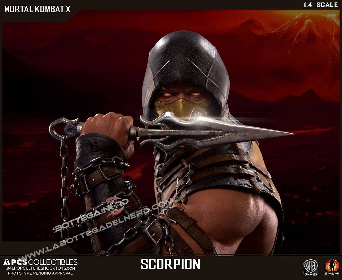 Mortal Kombat X - Statua Scorpion 54cm - immagine 3