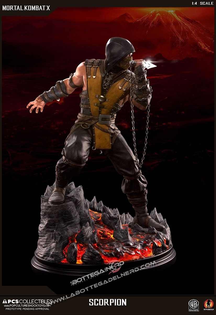 Mortal Kombat X - Statua Scorpion 54cm - immagine 5