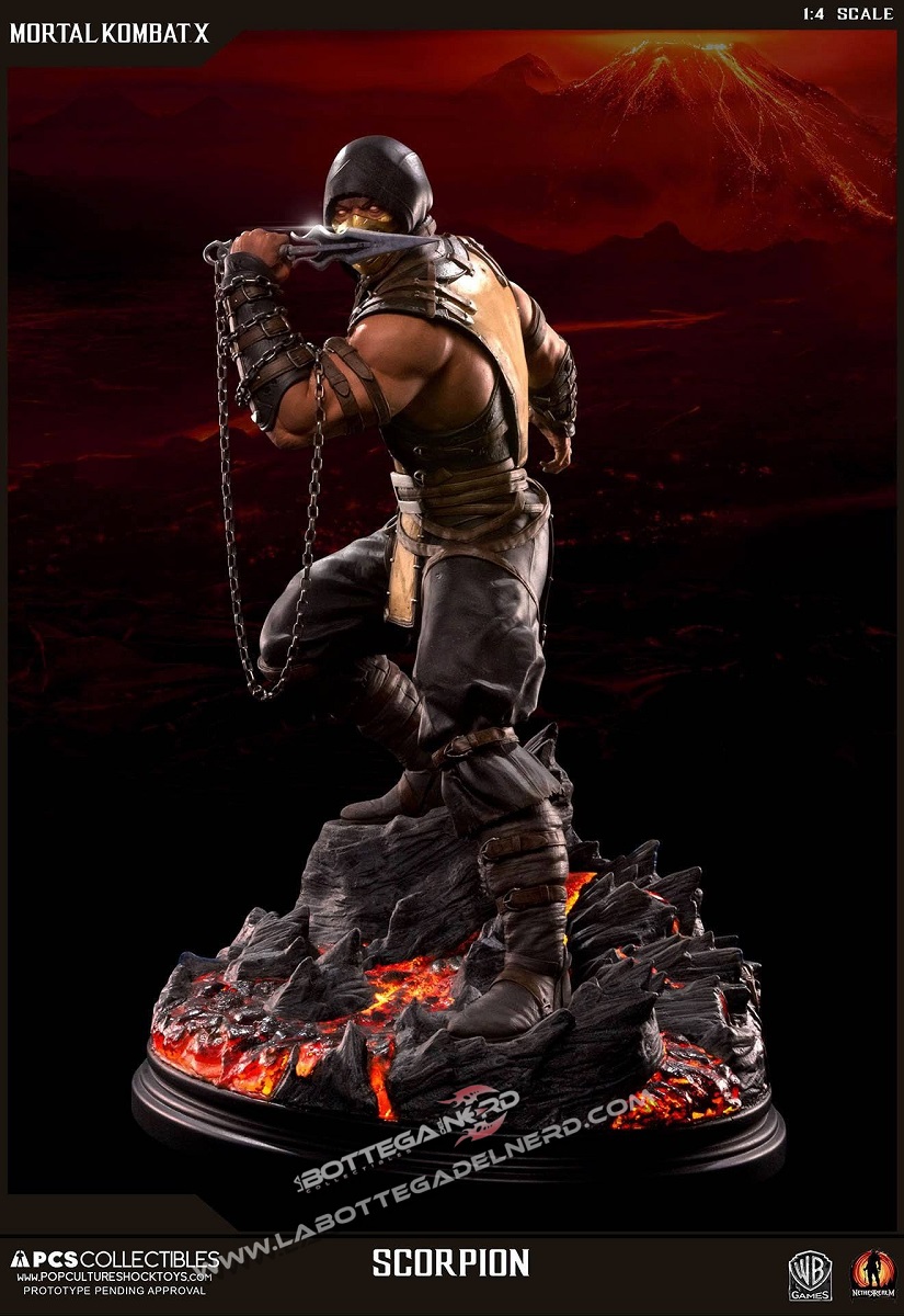 Mortal Kombat X - Statua Scorpion 54cm - immagine 4