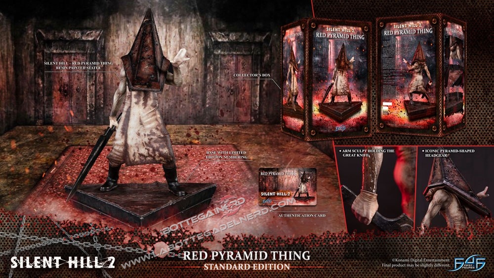 Silent Hill 2 - FIRST 4 FIGURES Statue Red Pyramid Thing 46cm - immagine 10