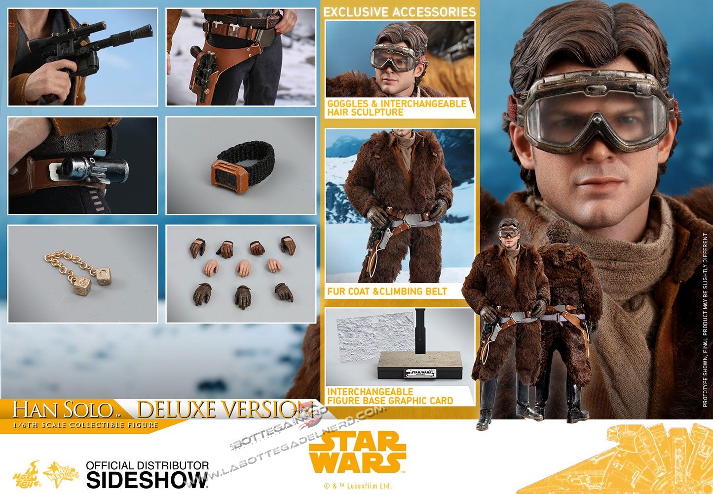Star Wars SOLO - Han Solo Deluxe Version 31cm - immagine 6
