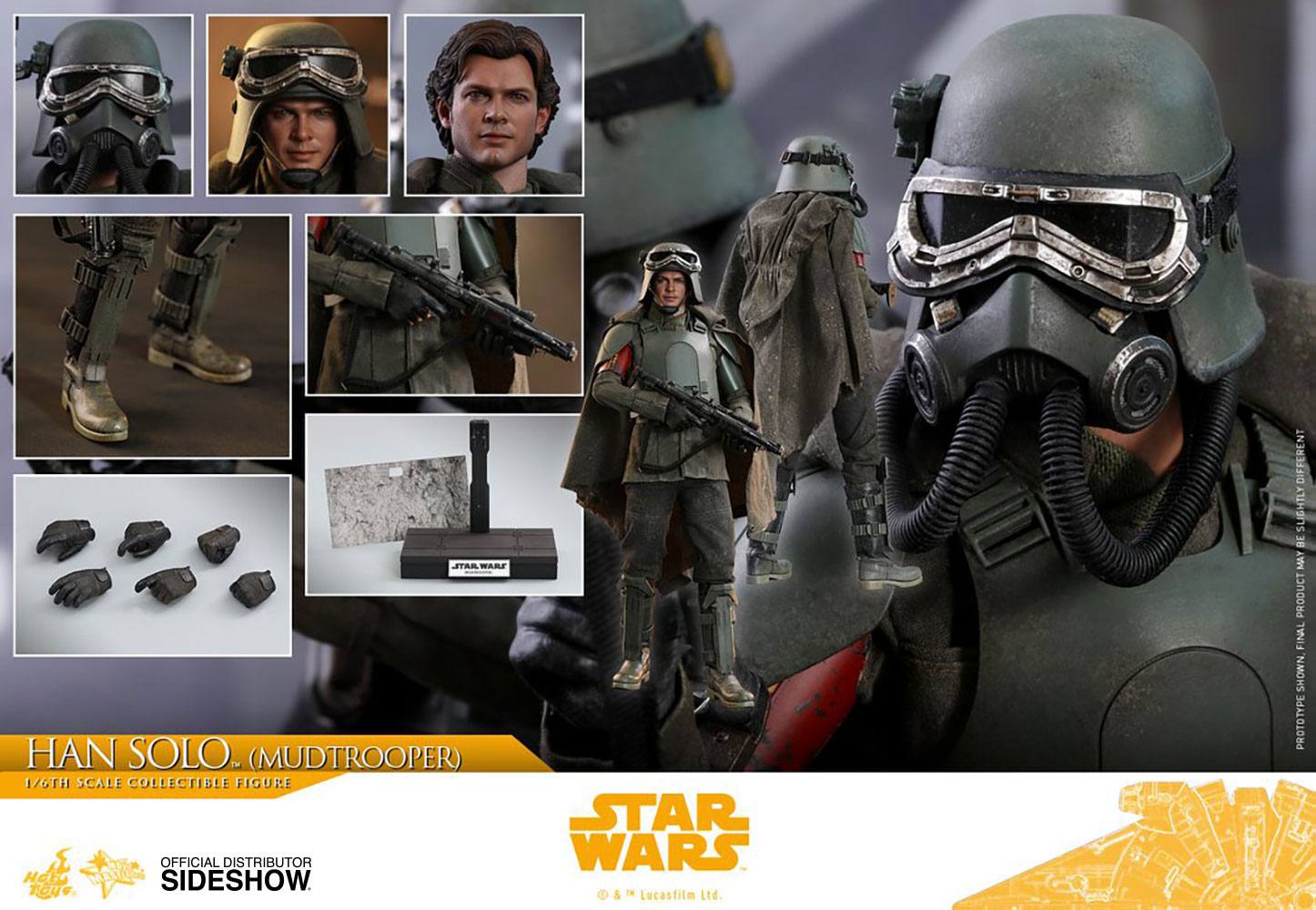 Star Wars Solo - Han Solo Mudtrooper 31cm - immagine 6