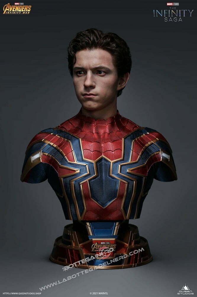 MARVEL - Iron Spider-Man Bust 1/1 Queen Studios 70cm - immagine 7