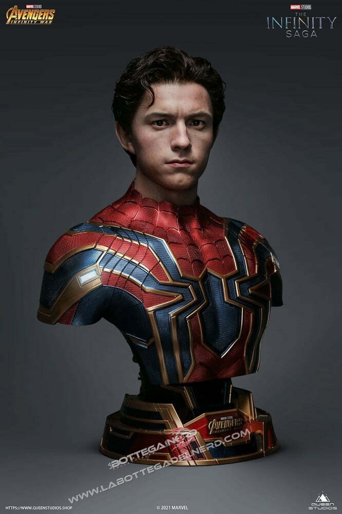 MARVEL - Iron Spider-Man Bust 1/1 Queen Studios 70cm - immagine 6