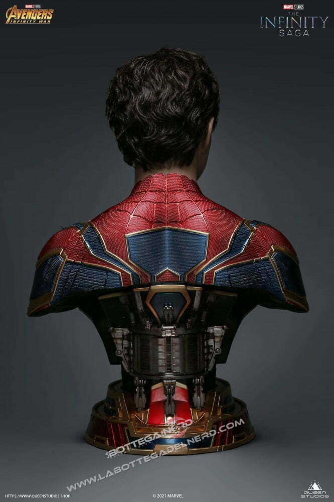 MARVEL - Iron Spider-Man Bust 1/1 Queen Studios 70cm - immagine 4