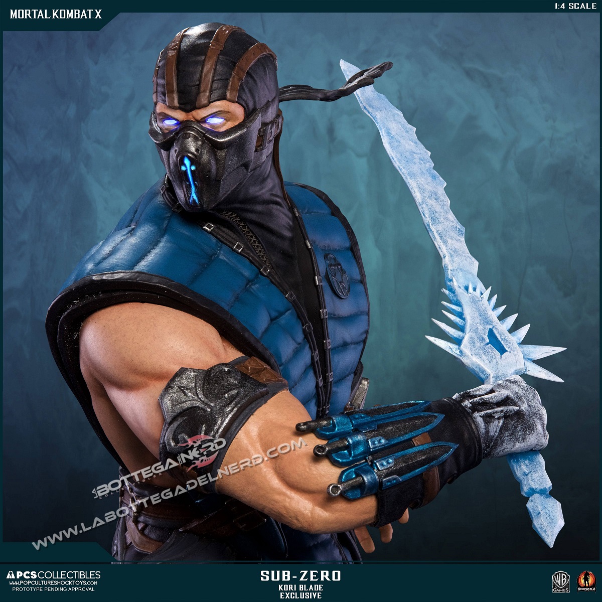 Mortal Kombat X - Statua Sub-Zero Kori Blade Exclusive 54cm - immagine 2