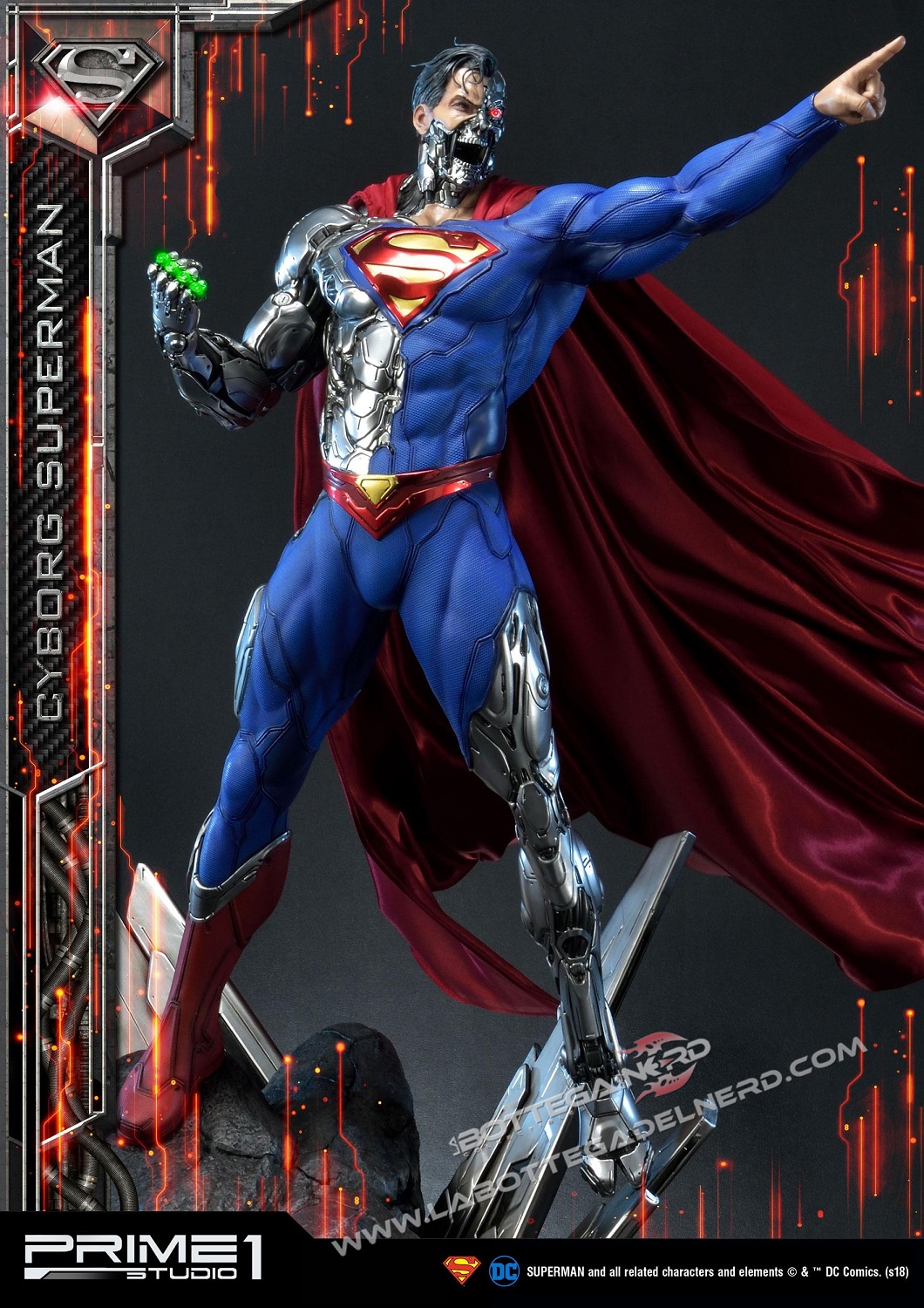 DC Comics - Statua 1/3 Cyborg Superman 93cm - immagine 2