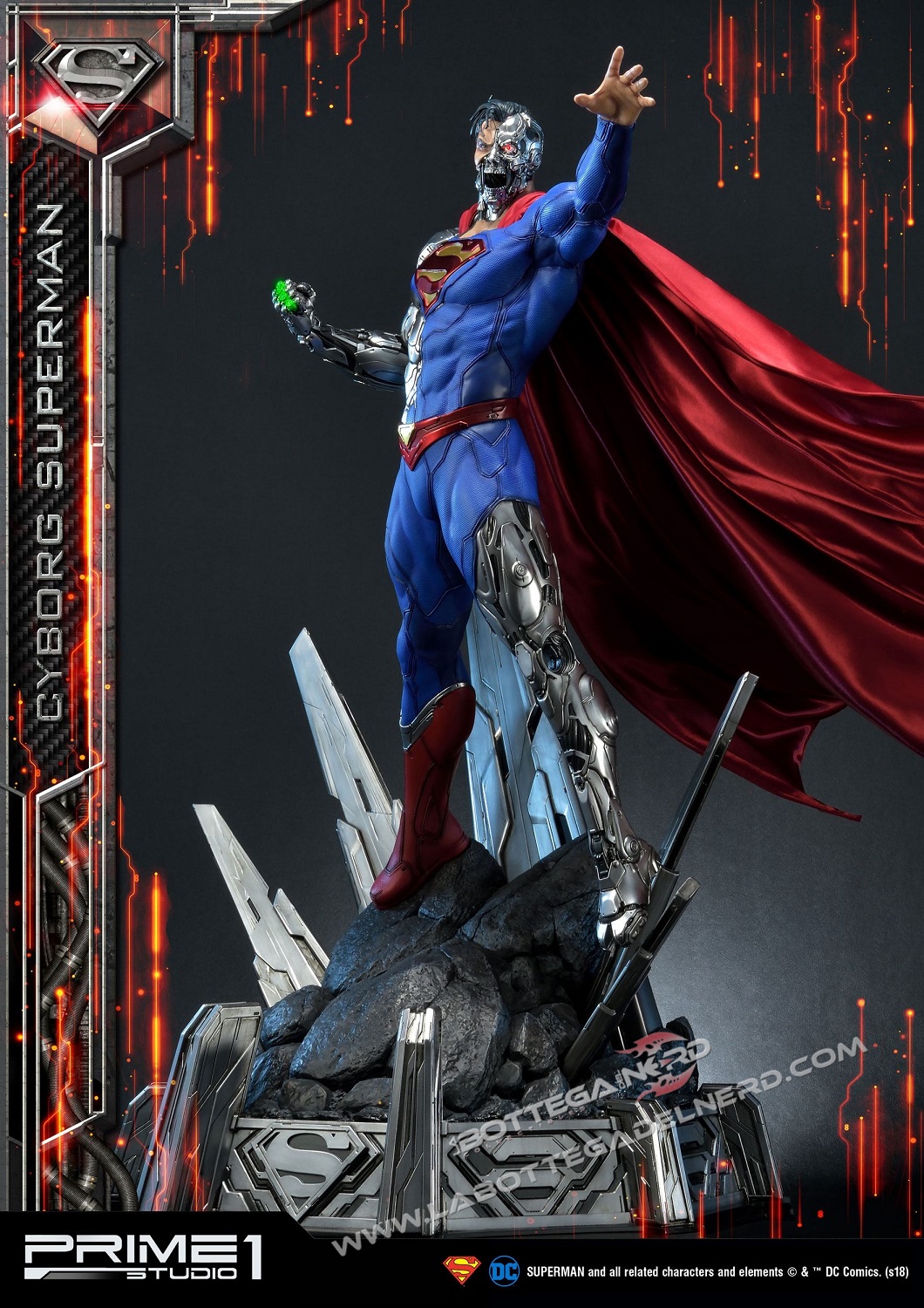 DC Comics - Statua 1/3 Cyborg Superman 93cm - immagine 9