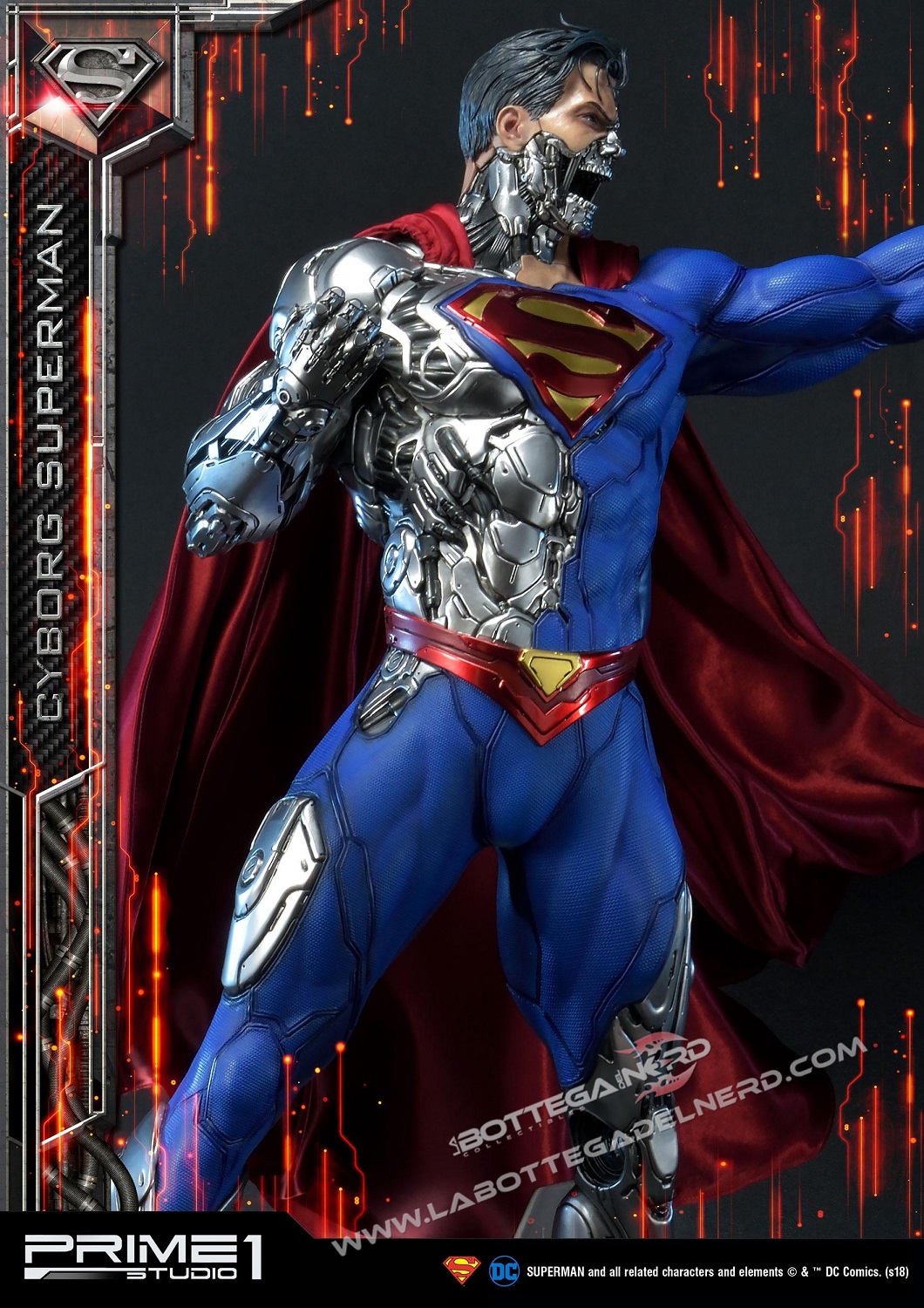 DC Comics - Statua 1/3 Cyborg Superman 93cm - immagine 8
